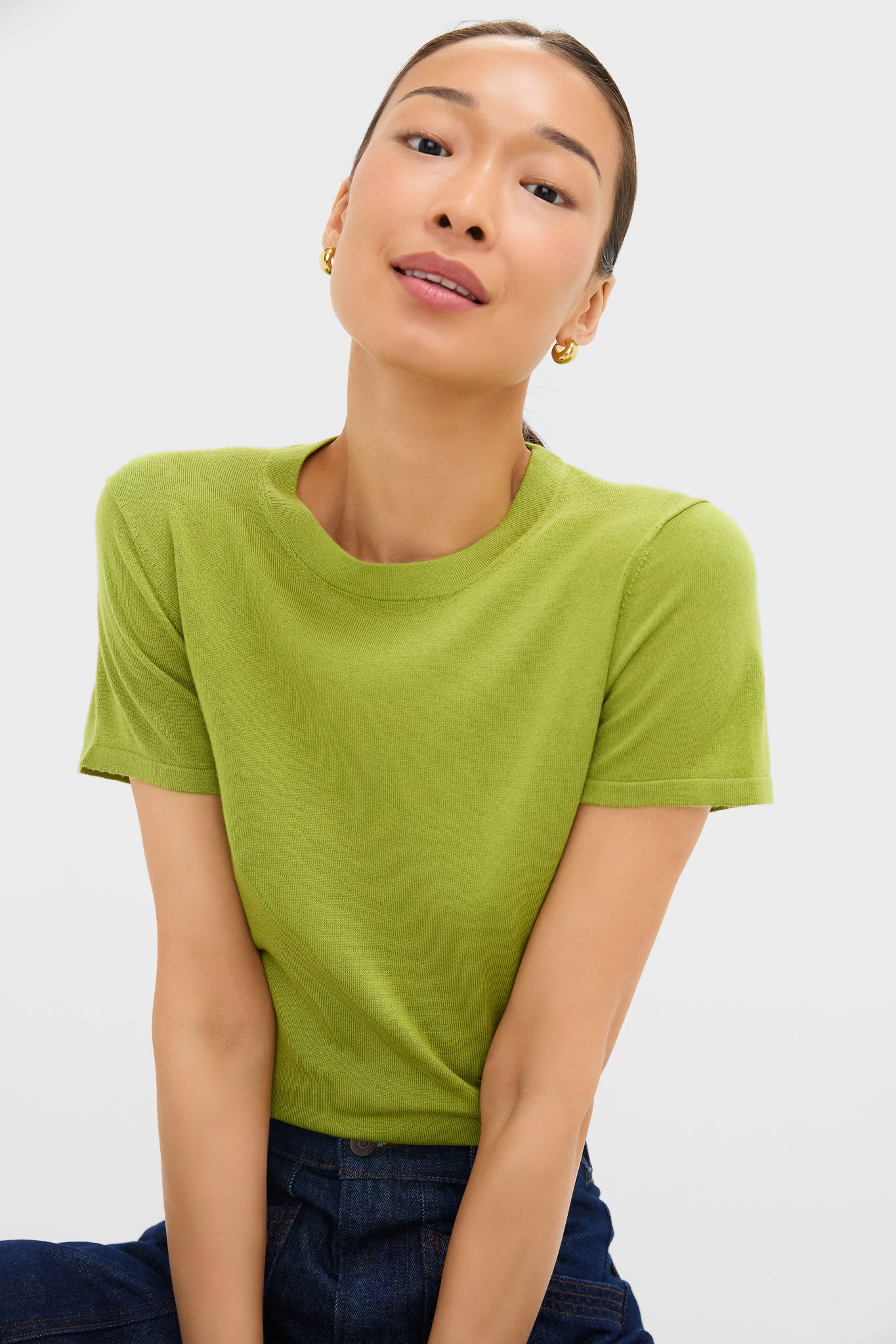 Woodbine Cashmere Silk Katie Tee