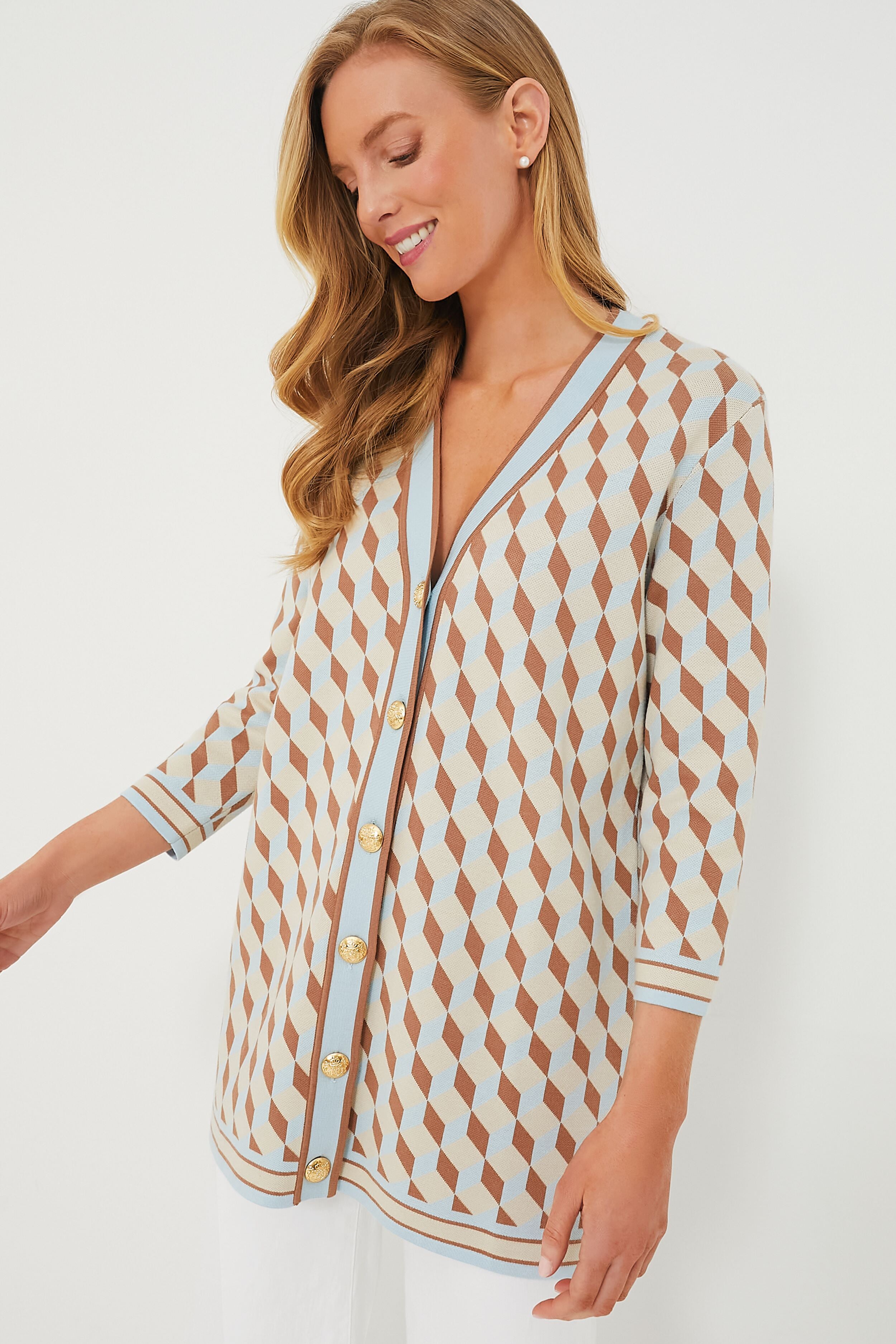 Ocean Spray Knit Geo Liv Cardigan | Tuckernuck