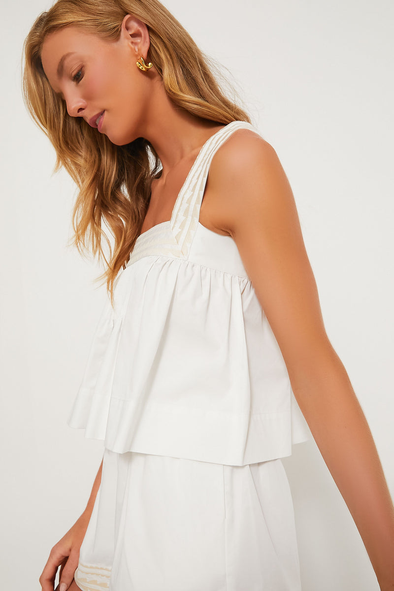 Embroidered Brighton Top