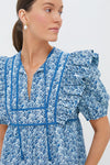 Blue Floral Rosaleigh Mini Dress
