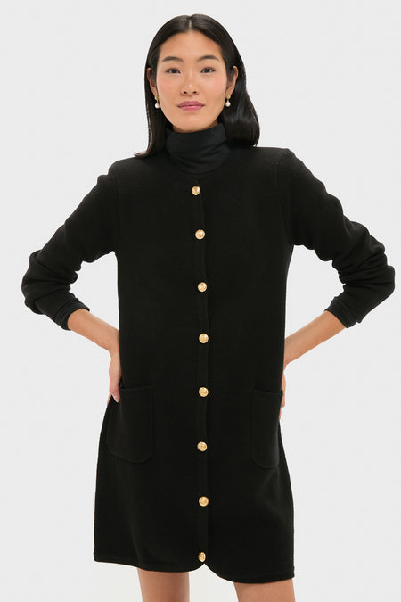 Black Knit Jaq Mini Dress