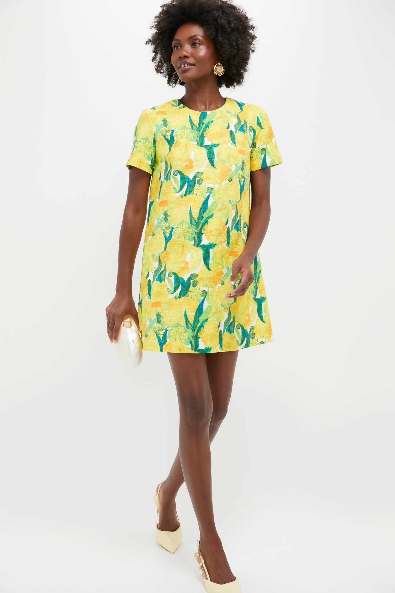 Zesty Mini Swing Dress