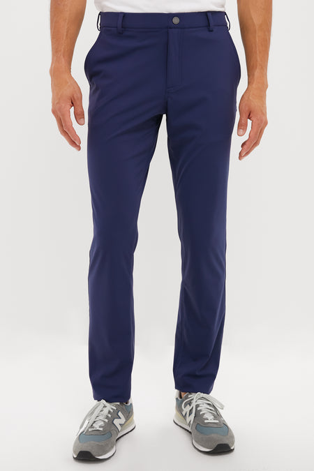 Navy Bradley Pull-on Trouser (34" Inseam)
