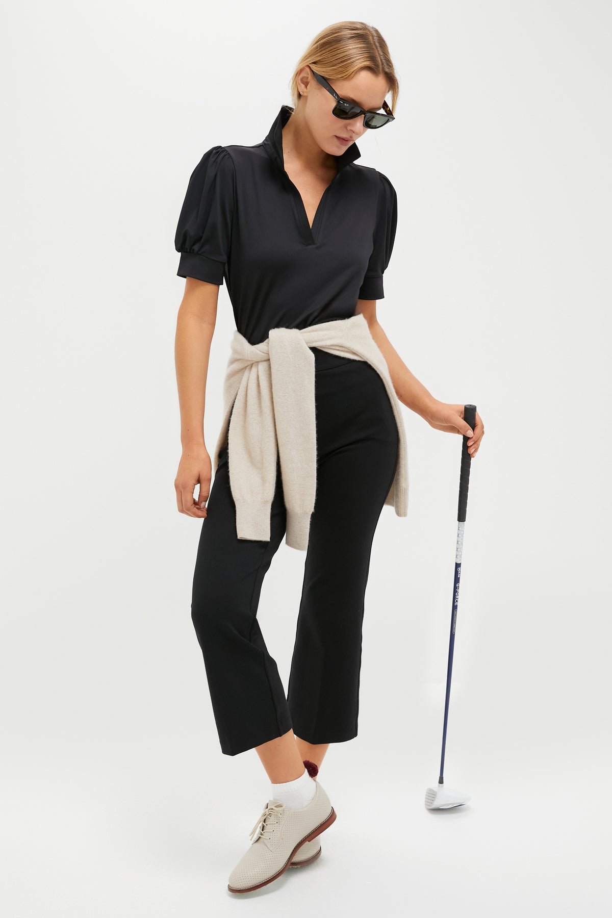 Petite Black Compression September Pant