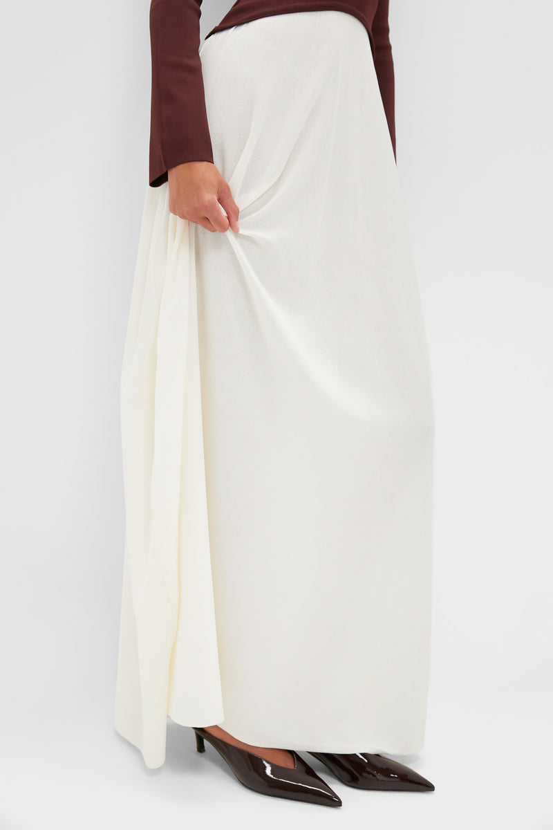 Raisin Brown Soglio Long Sleeve Maxi Dress