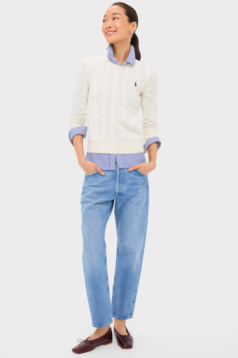 Cream Juliana Longsleeve Pullover