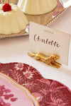 Gold Dog Place Card Holders Set of 4