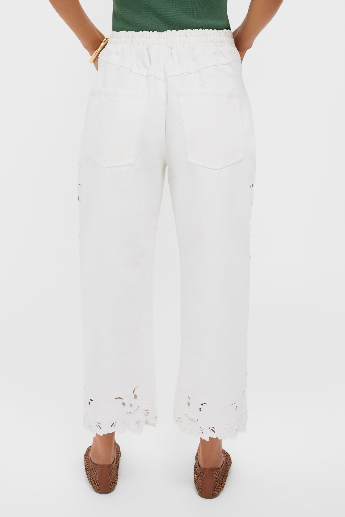 White Cavina Denim Jeans