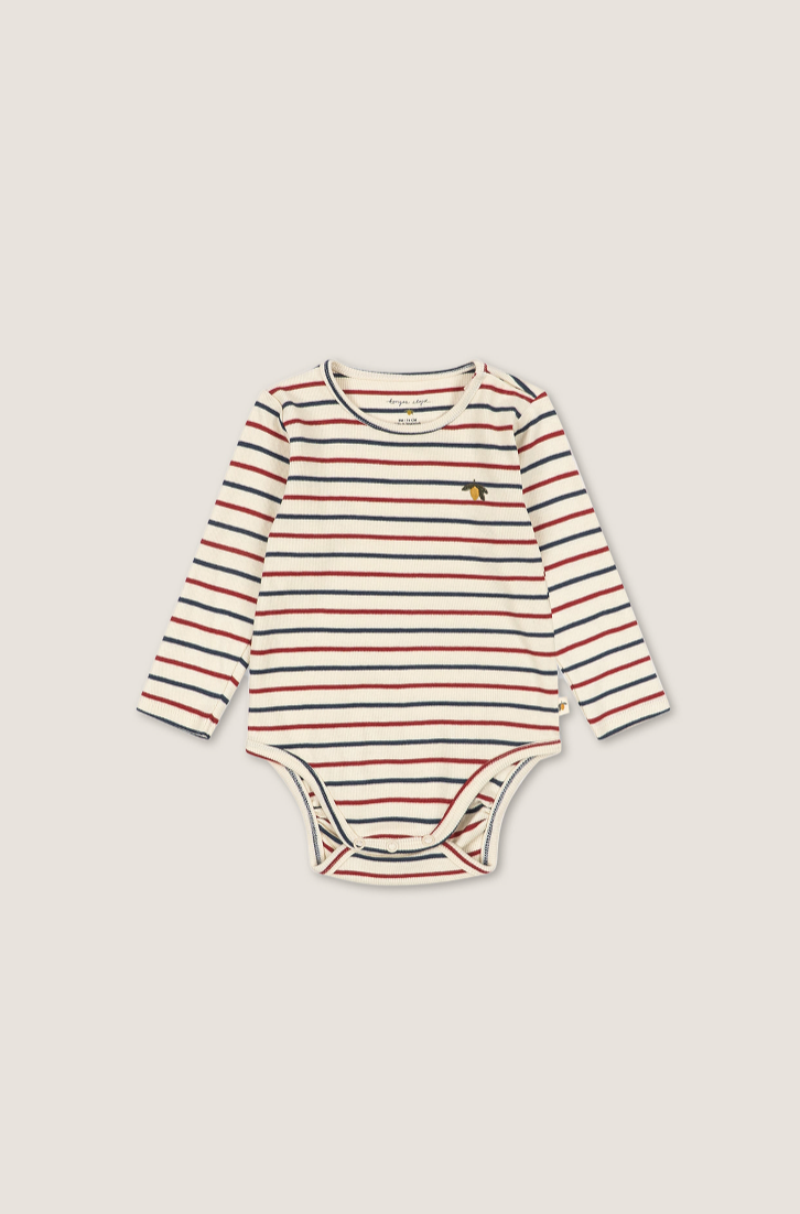 Tricolor Blue Baby Onesie