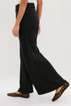 Black Tencel Tulip Trouser
