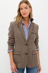 Chestnut Herringbone Cawley Blazer