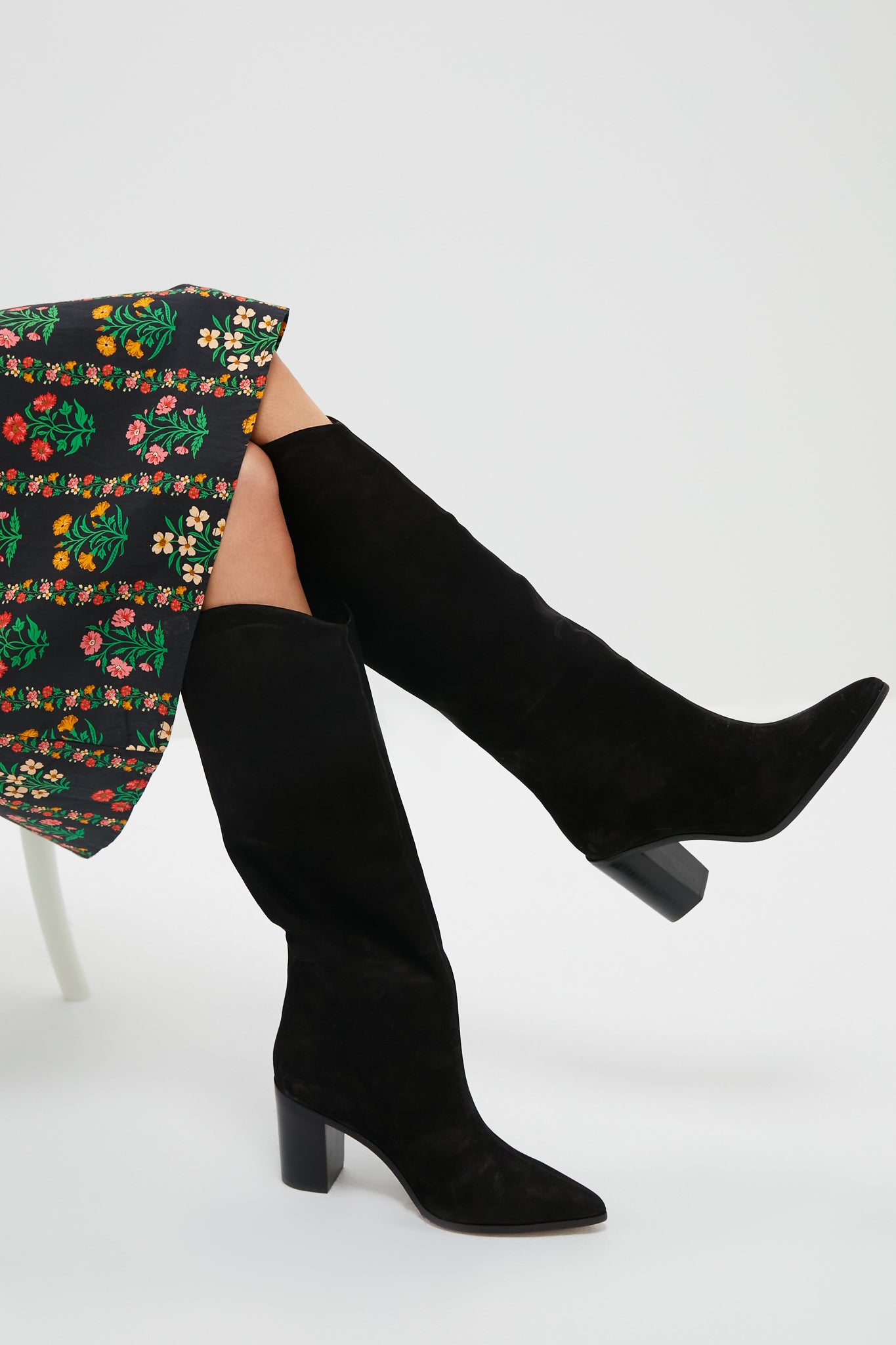 Black Maryana Block Boots