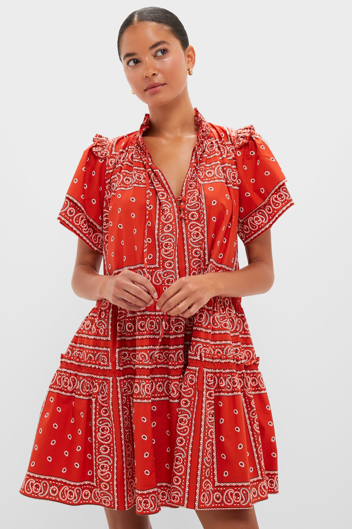 Exclusive Aces Wild Red Merritt Dress