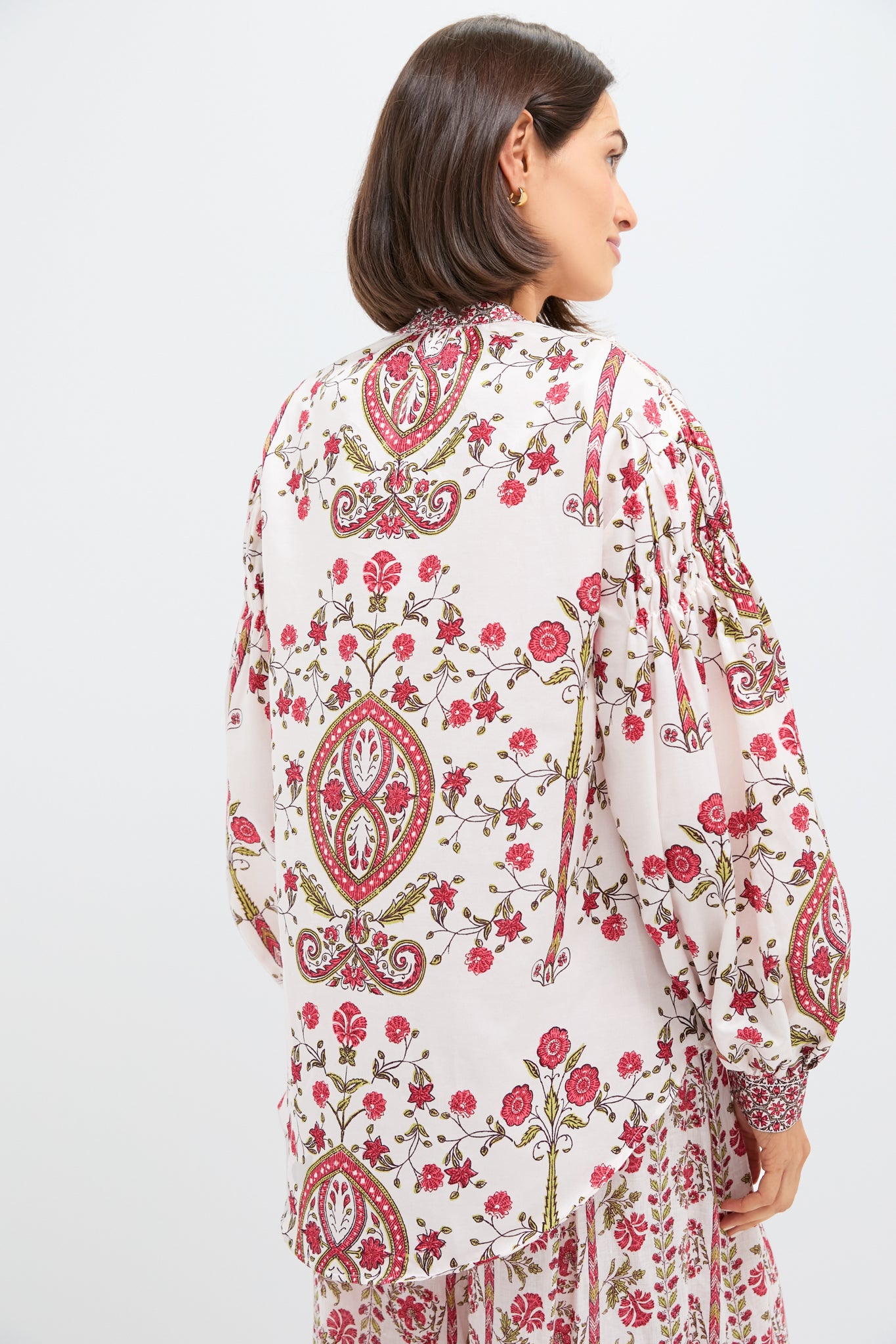 Gardenia Ceres Long Sleeve Smock Shirt