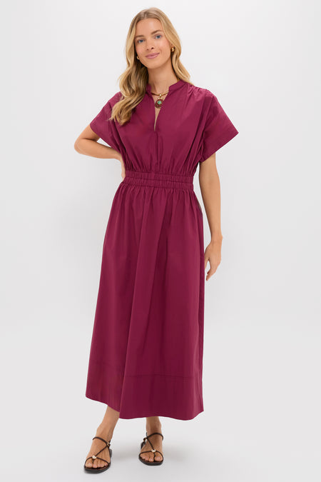 Burgundy Emmy Maxi Dress