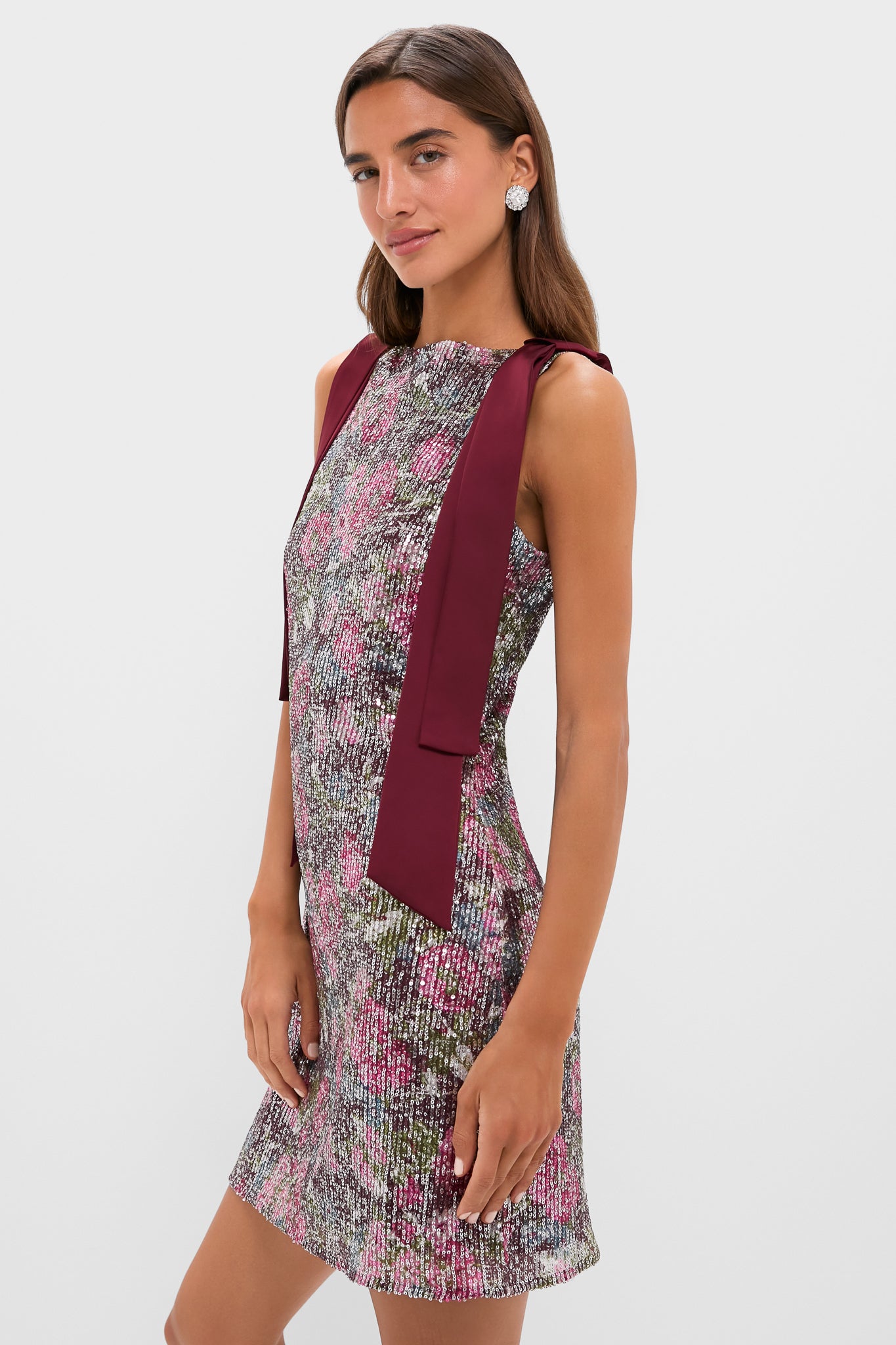 Floral Sequin Burroughs Dress