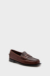 Brown Madison Crocodile Loafers
