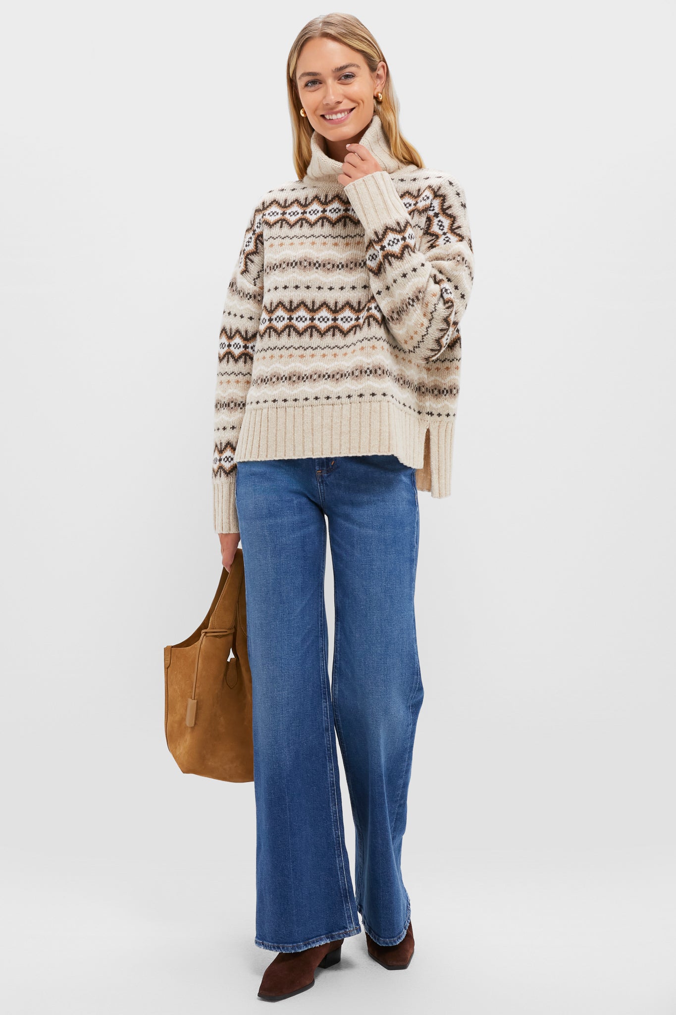 Birch Multi Helen Knitted Jumper | Barbour