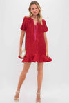 Crimson Multi Venus Mini Dress