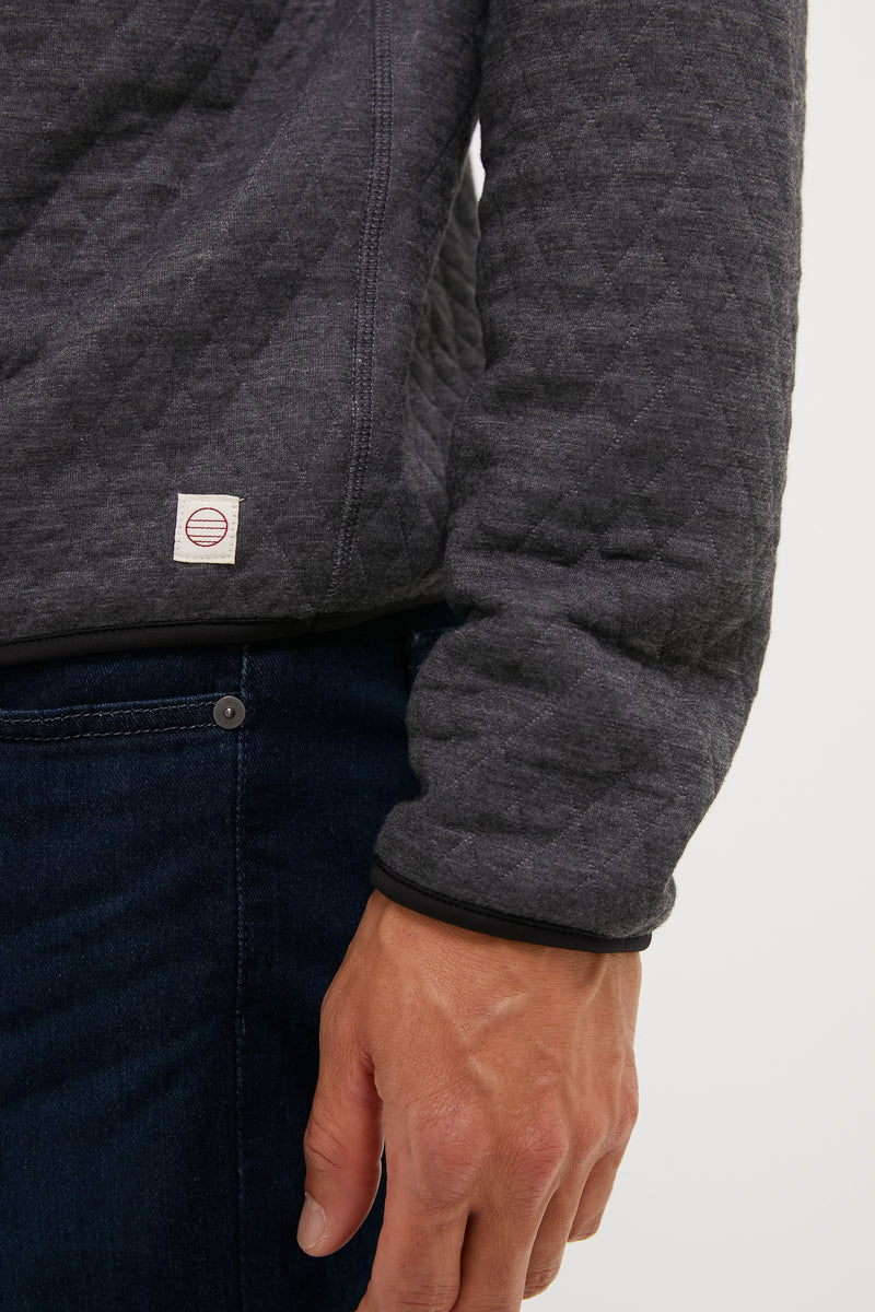 Charcoal Heather Gray Corbet Reversible Pullover