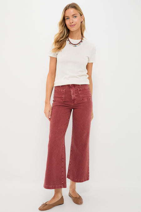 Sandwashed Spice Virginia Wideleg Ankle