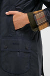 Navy Beadnell Wax Jacket