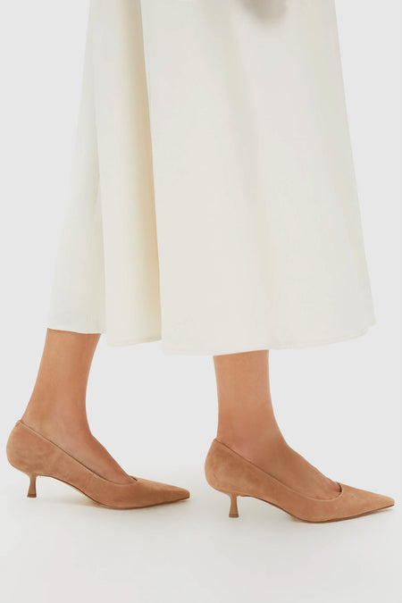 Medium Natural Calynna Heels