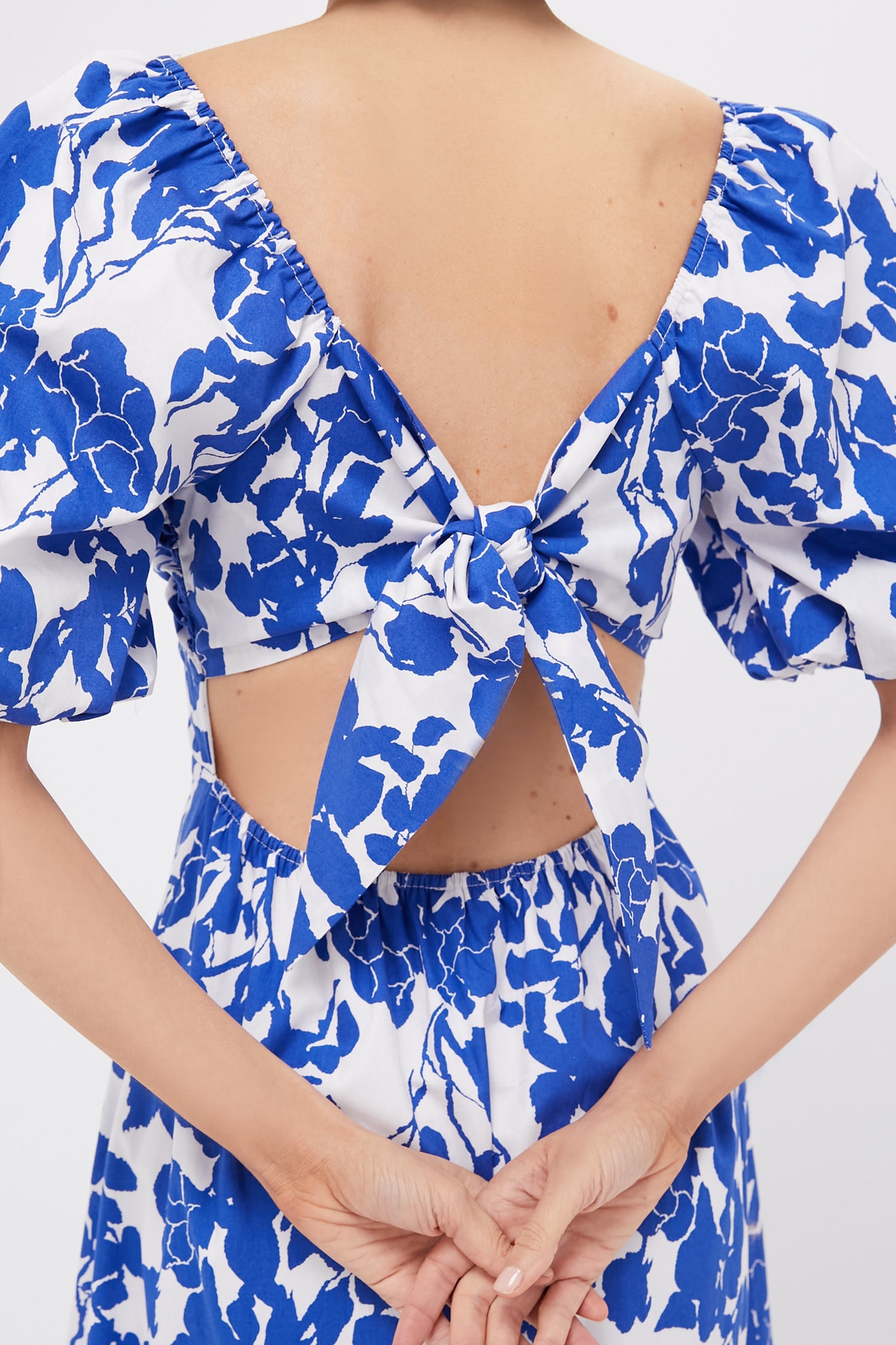 Blue Floral Seaport Midi Dress | Hyacinth House Blue Floral Seaport Midi Dress | Hyacinth House