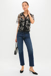 Brocade Floral The Cotillion Top