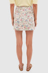 Dianthus Floral Denim Morrow Mini Skirt