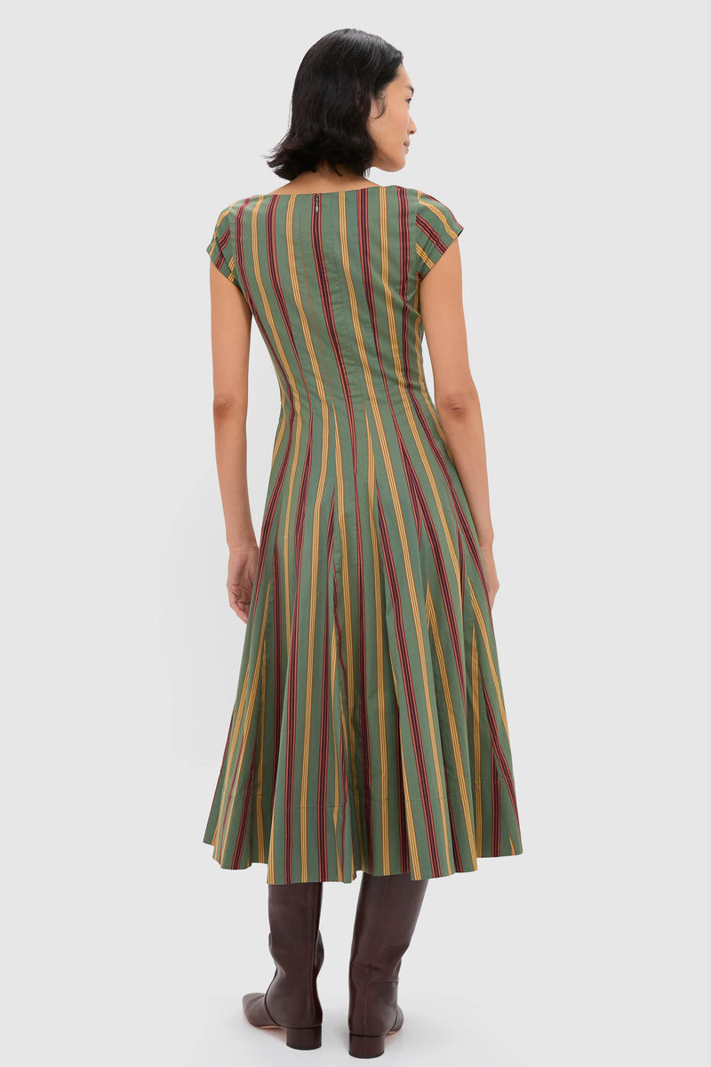 Trailblazer Stripe Short Sleeve Wells Dress