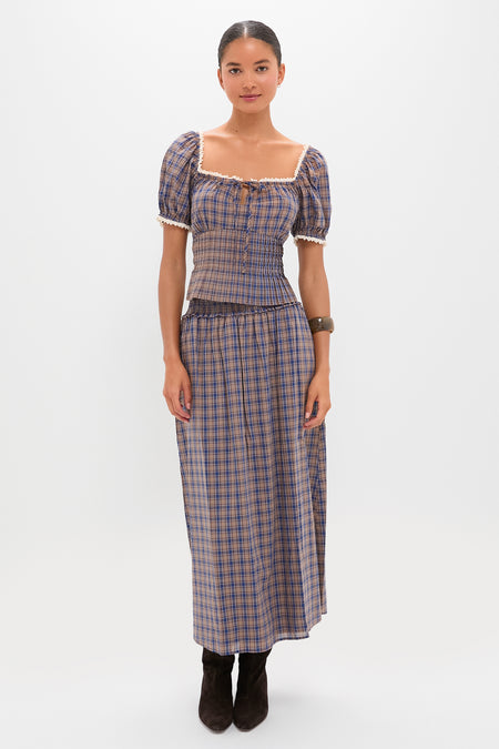 Spencer Plaid Delphine Nap Skirt