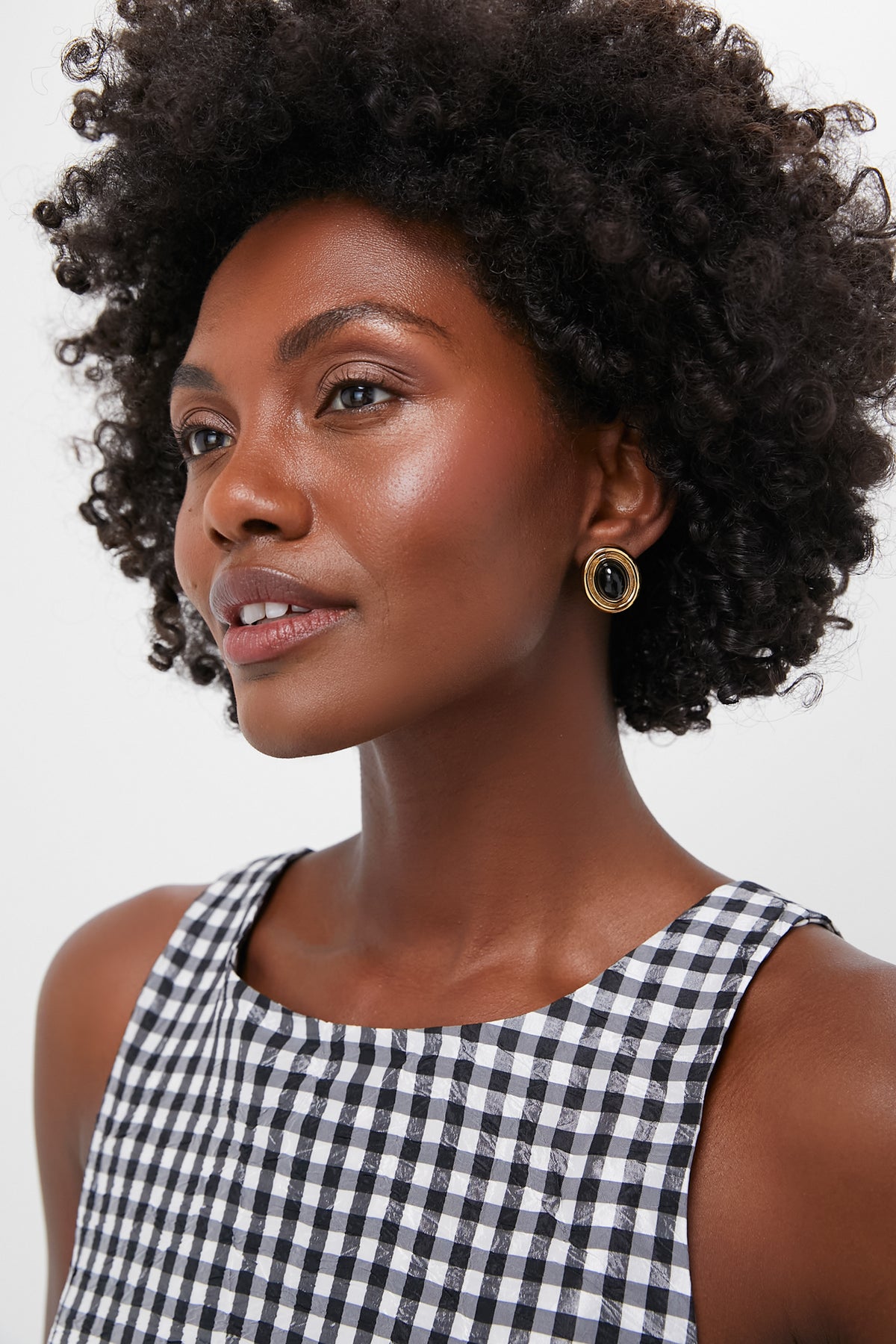 Gold and Black Prize Earrings