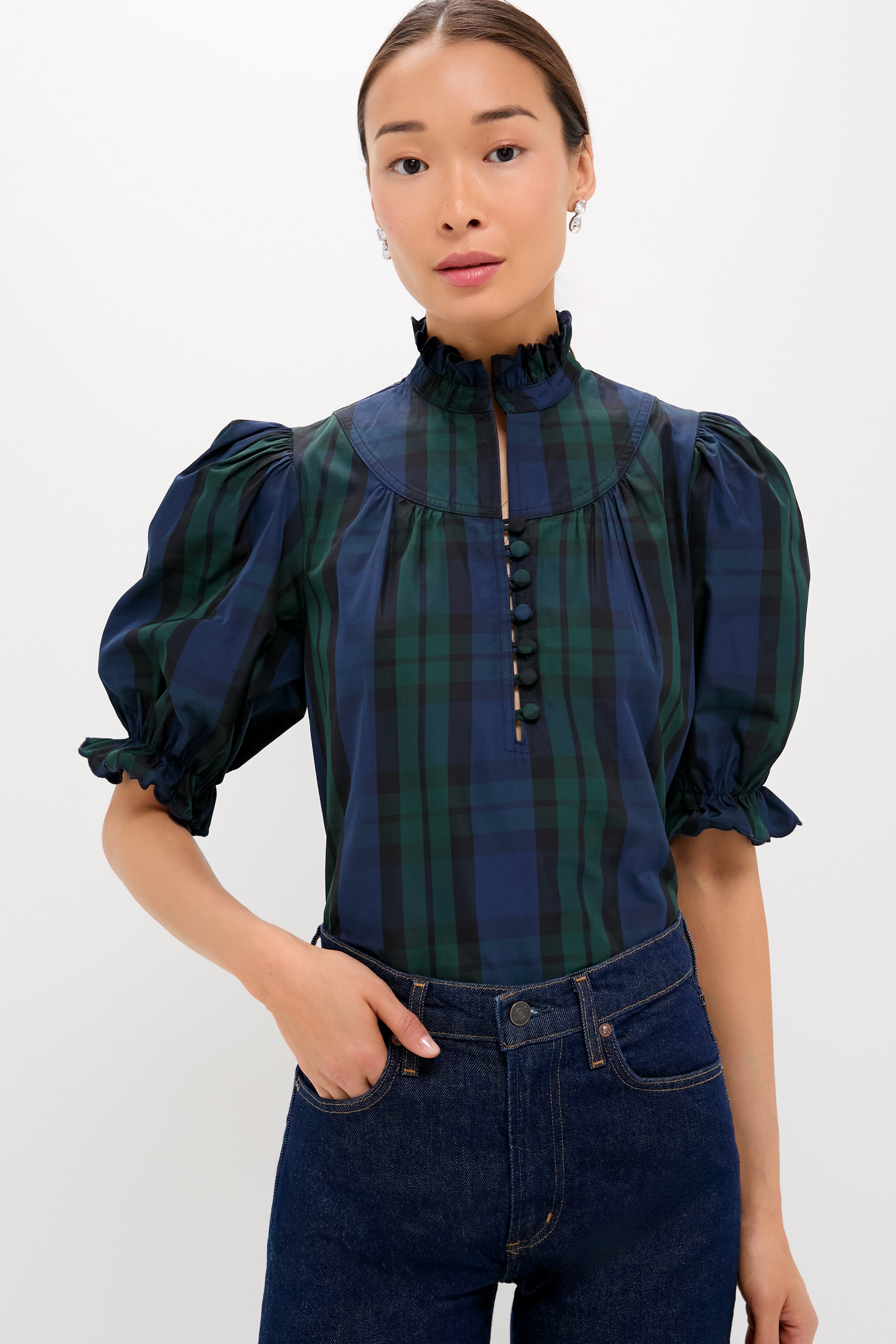 Blackwatch Selena Blouse | Pomander Place