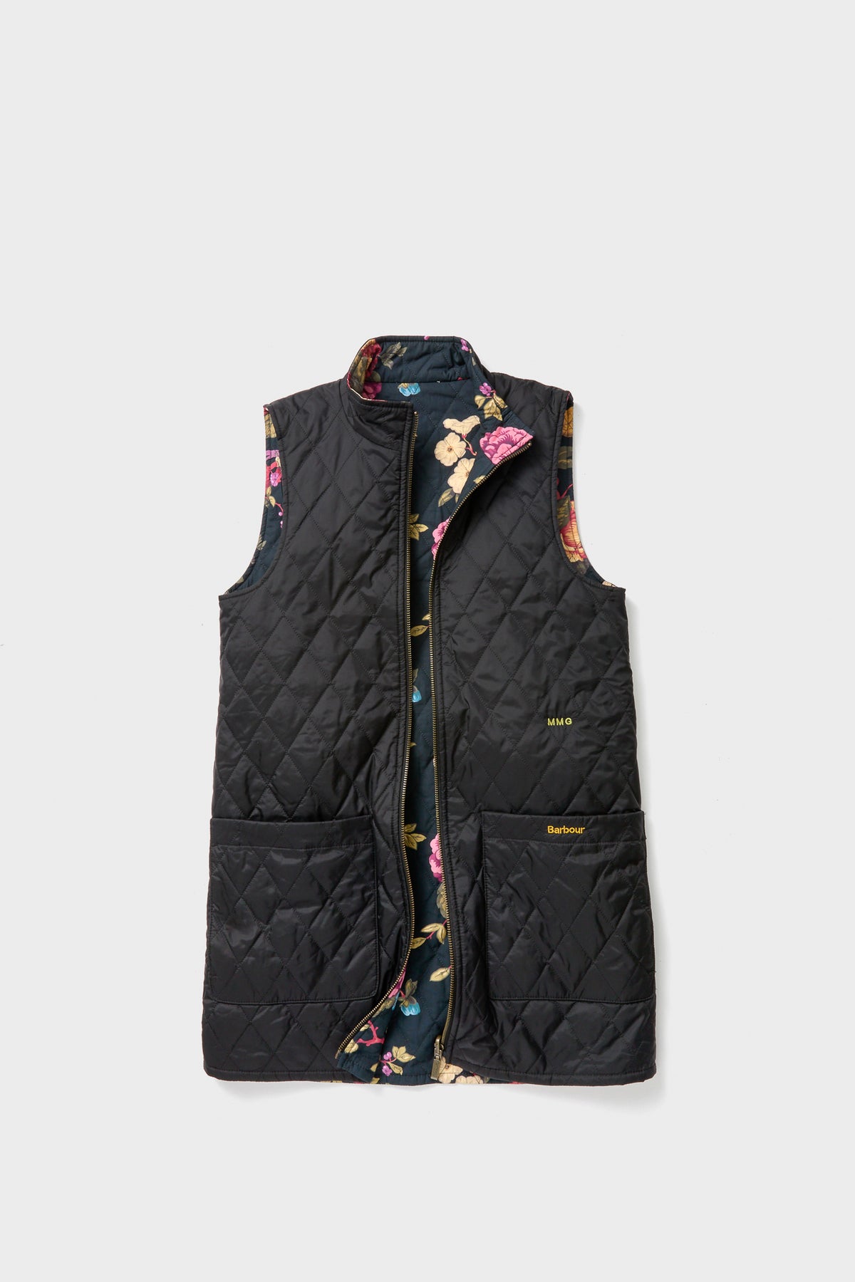 Black Barbour x Tuckernuck Reversible Paisley Vest