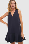 Dark Slate Navy Flutter McKinney Mini Dress