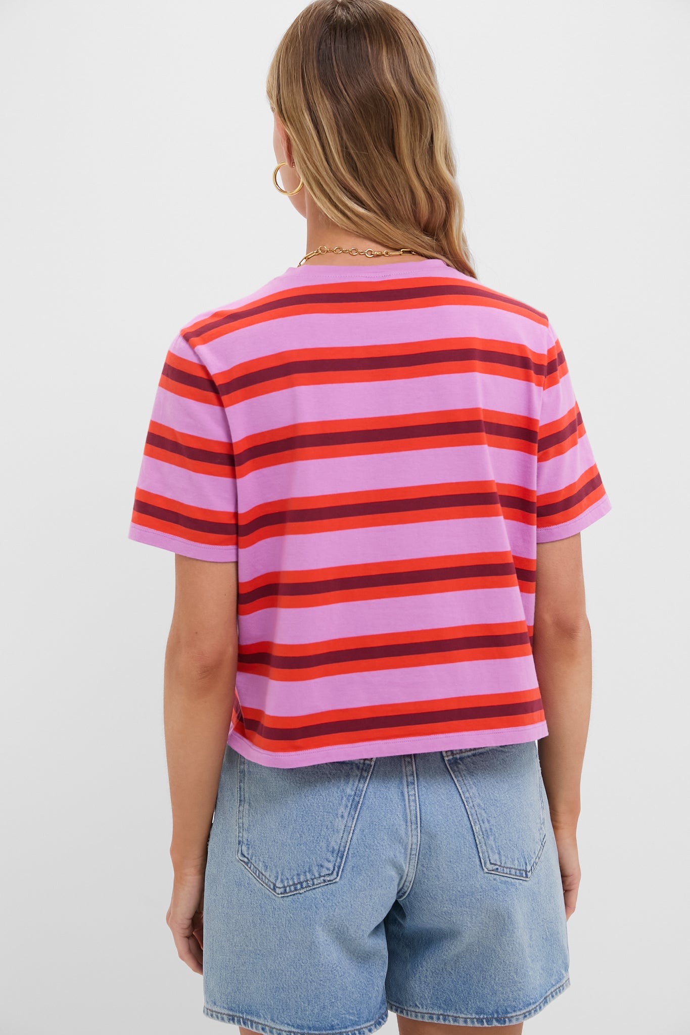 Orchid Poppy Plum Multistripe Brentwood Shirt