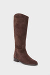 Chocolate Suede Ryder Boots