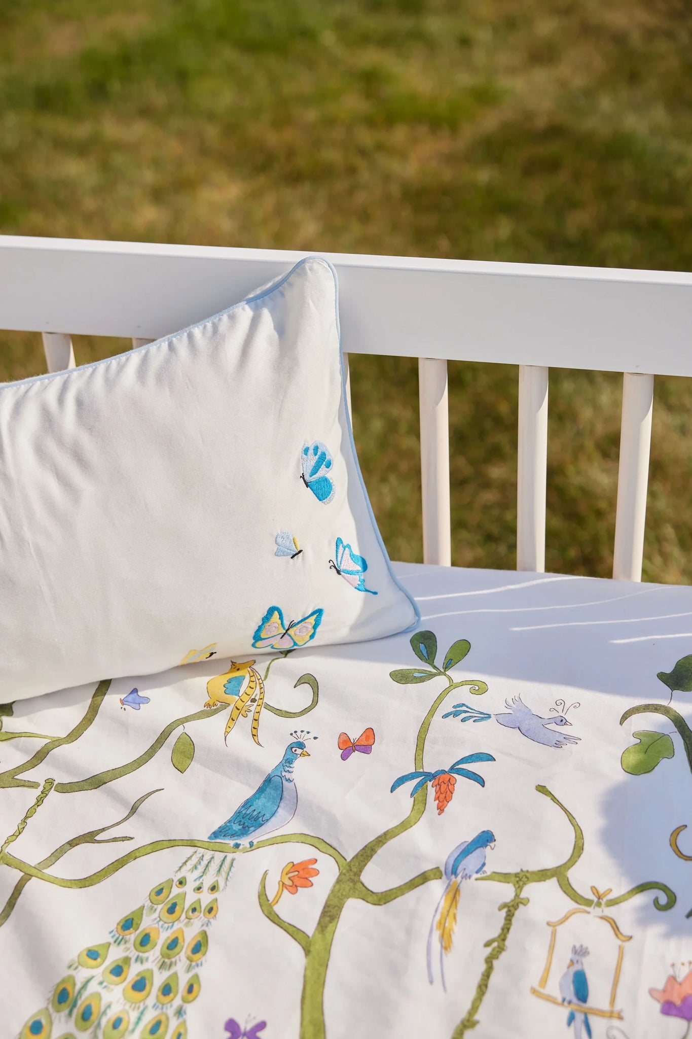 Tropical Placement Crib Sheets