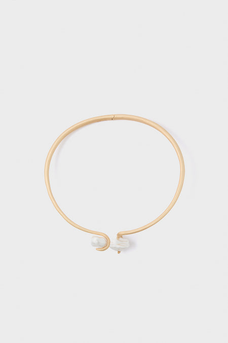 Matte Brass Marais Choker