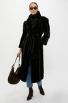 Brown Fur Carmella Coat