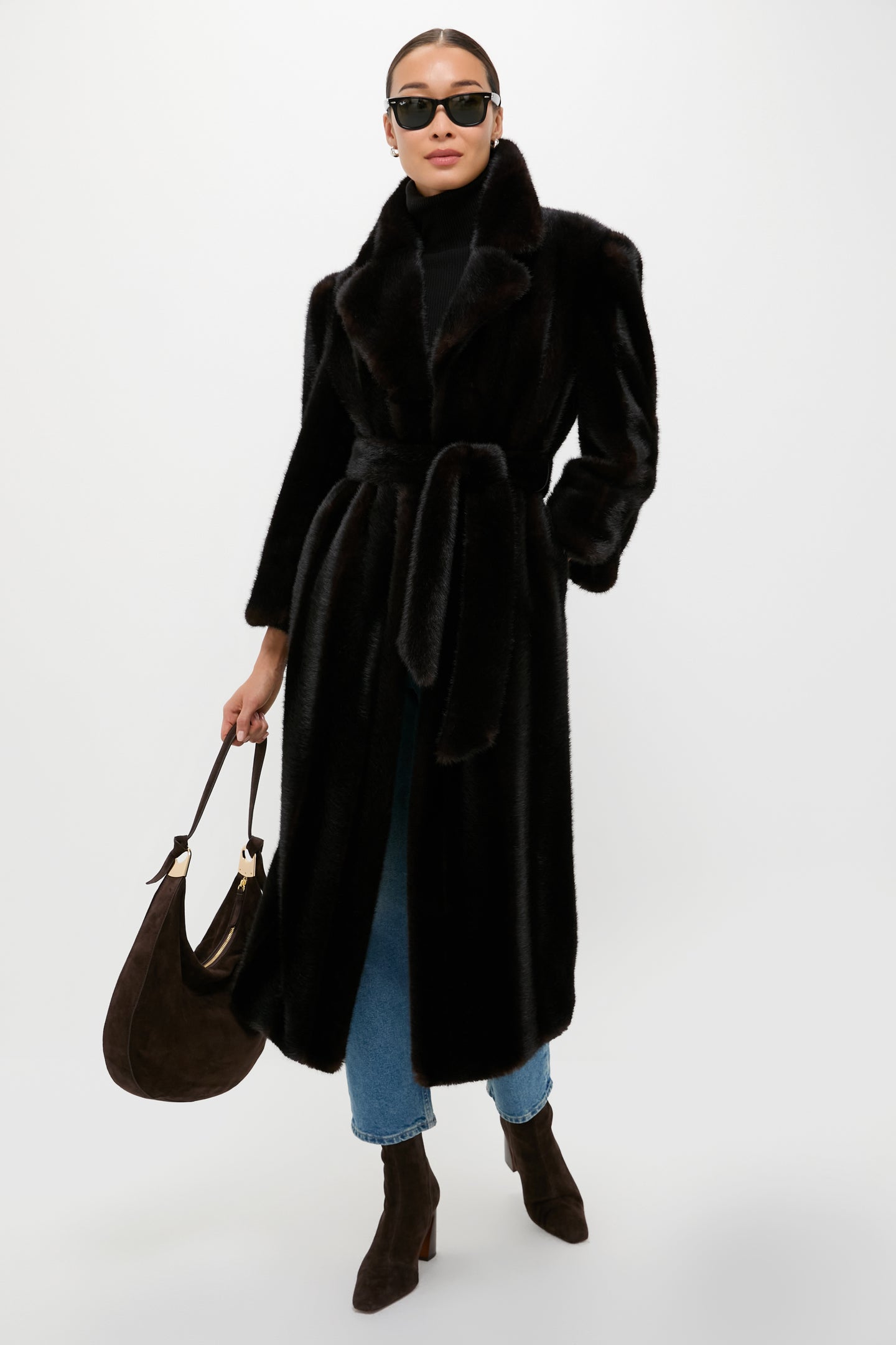Brown Fur Carmella Coat