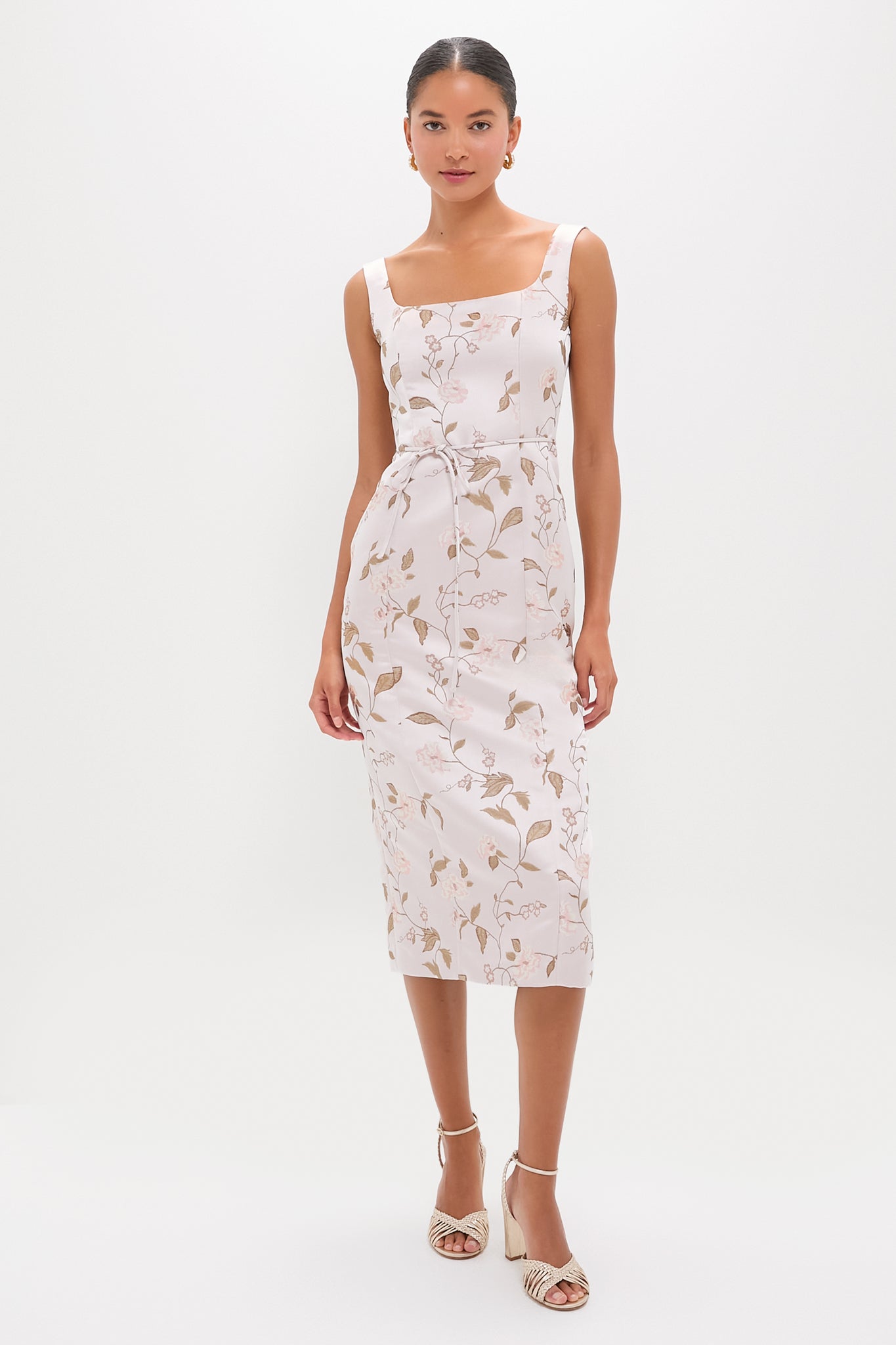 Spring Rose Carol マント Rose Garden Zoe Dress | STAUD