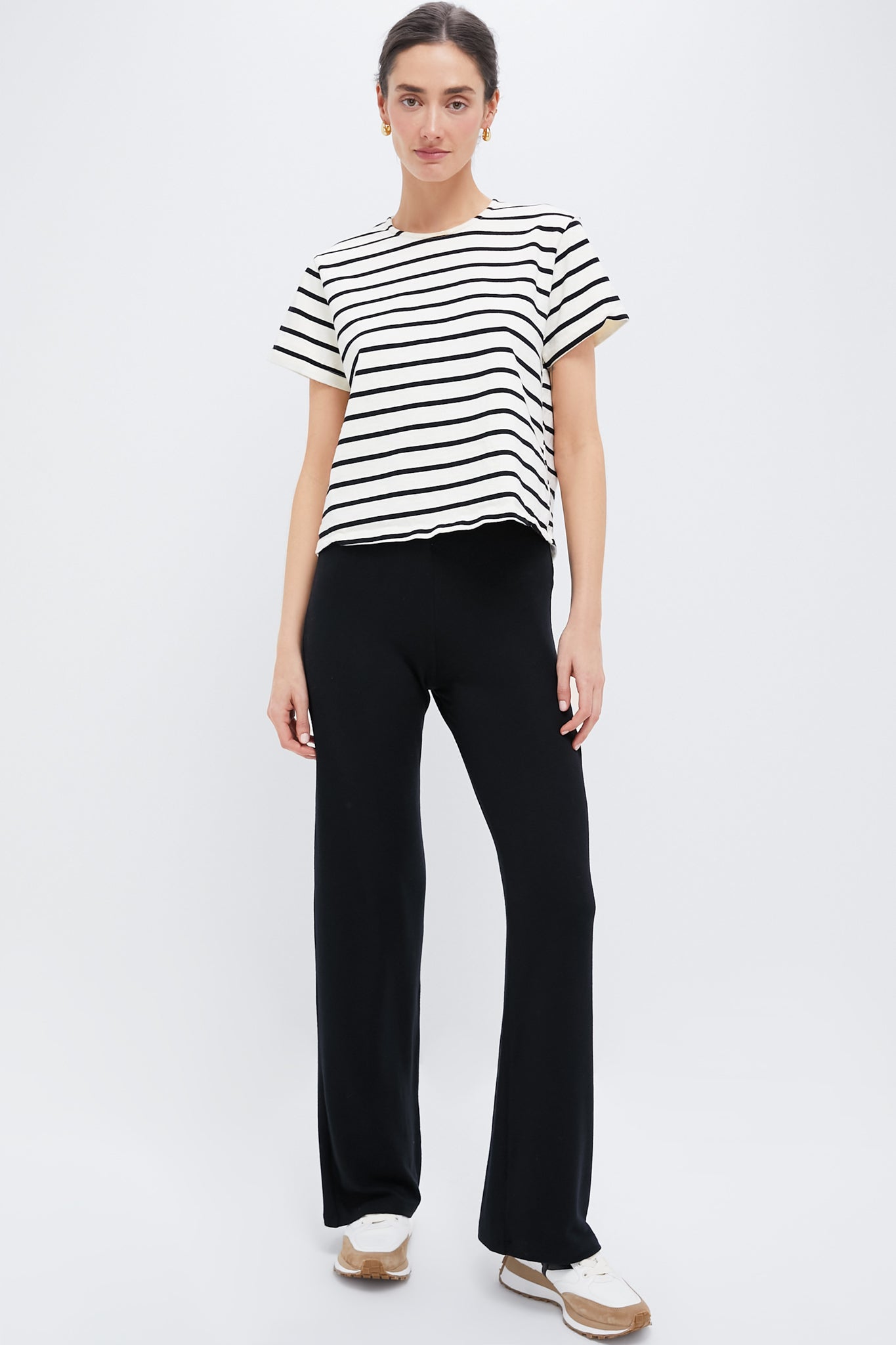 Black Lauren Wide Leg Pants | LESET