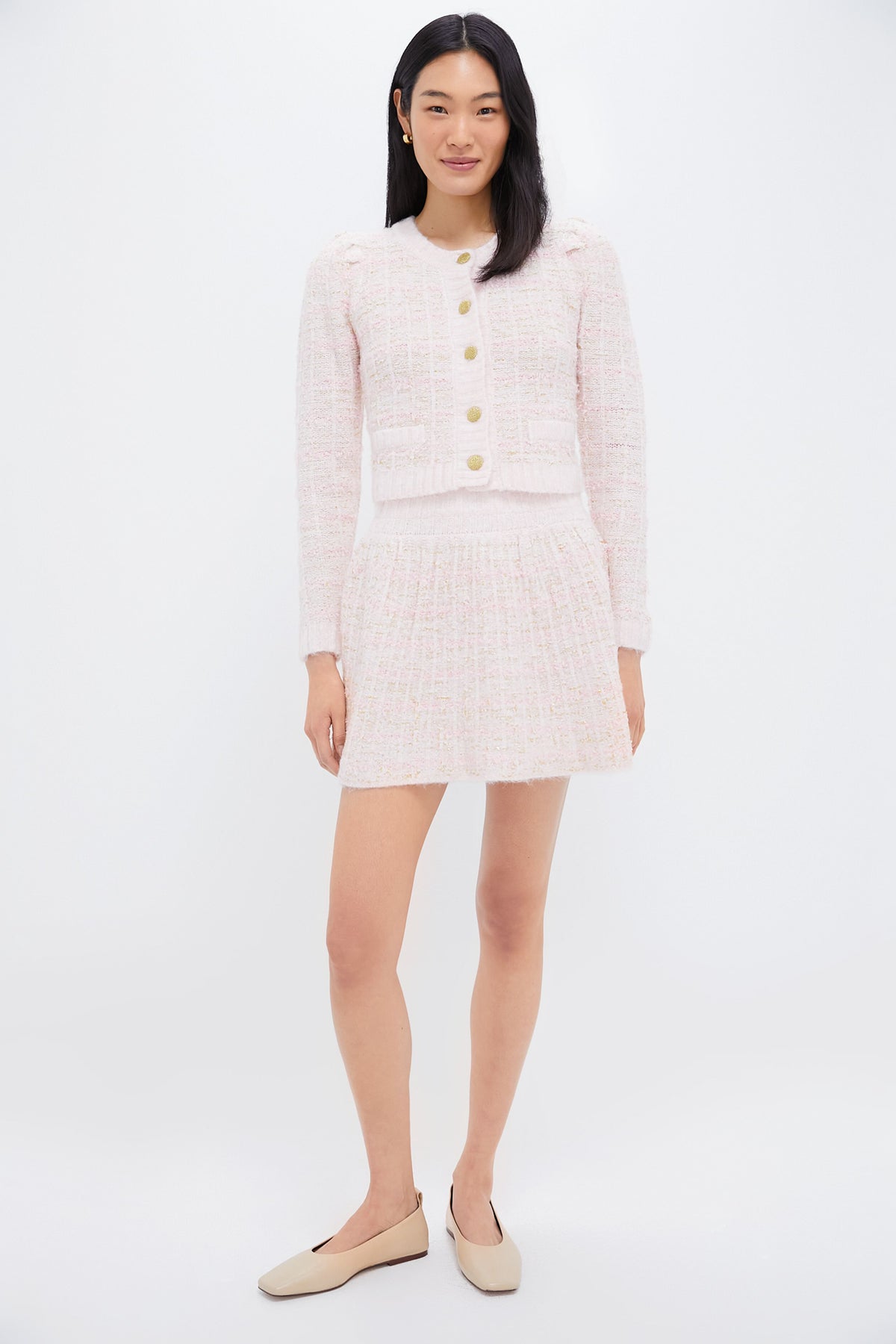 Pink Knit Cardigan