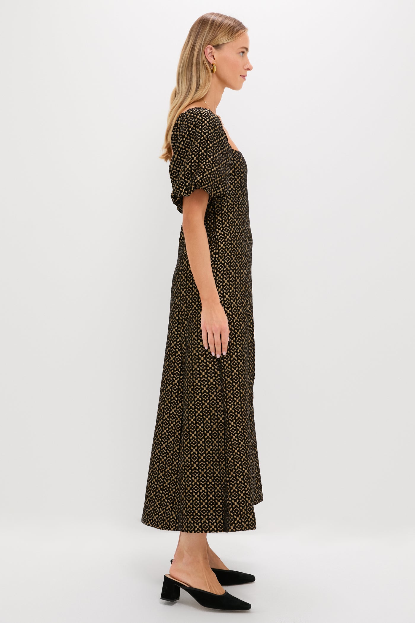 matilda midi dress Matilda 10" Long Collar Bubble Midi Dress