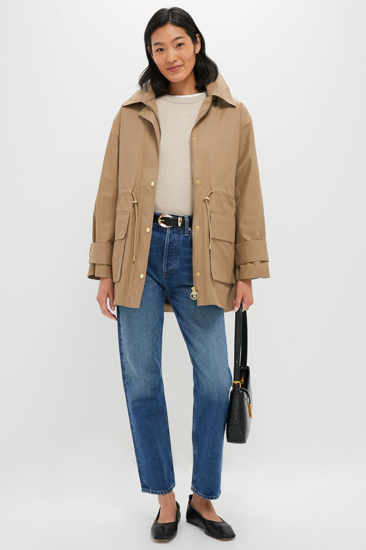 Military Brown Fallyn Showerproof Jacket