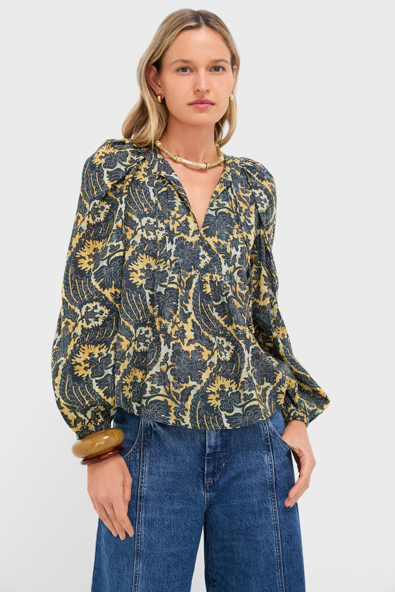 Luna Brea Long Sleeve Blouse