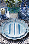 Ocean Cabana Stripe Melamine Dinner Plate Set of 4
