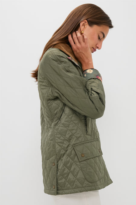 Dusty Khaki Barbour x Tuckernuck Lainey Quilt